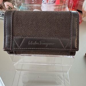 Salvatore Ferragamo key and card holder